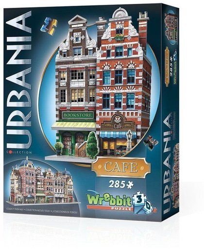 Wrebbit 3D Puzzel - Urbania Café (285 stukjes)