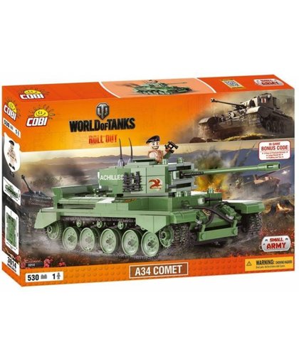 Cobi Small Army World of Tanks 3014 A34 Comet