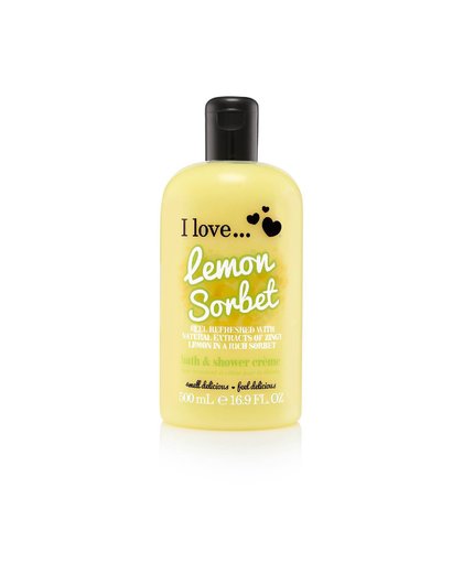 I Love Bath And Shower Lemon Sorbet