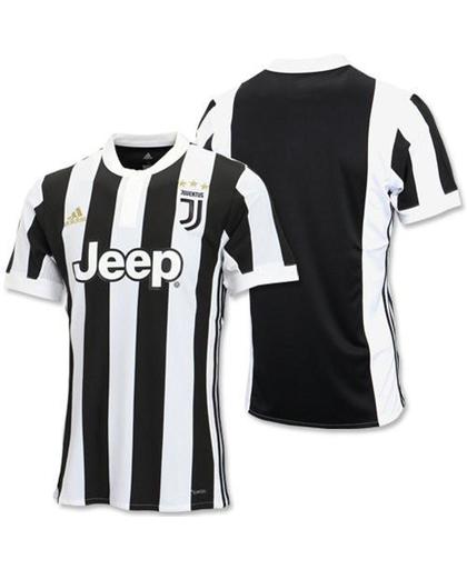 Adidas Voetbalshirt Juventus thuisshirt 17/18 voor volwassenen wit/zwart