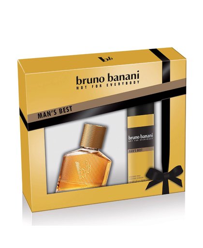 Bruno Banani Mans Best Geschenkset Eau 30ml Deospray 50ml