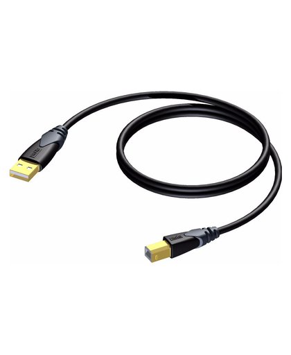 Procab CLD610/1.5 USB 2.0 kabel A male - USB B male 1.5m