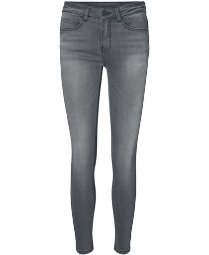 NOISY MAY Lucy Nw Ankle Skinny Jeans Dames Grijs