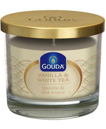 Gouda gevuld geurglas 90/100 Vanilla - White Tea