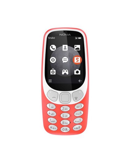 Nokia mobiele telefoon 3310 3G (Rood)