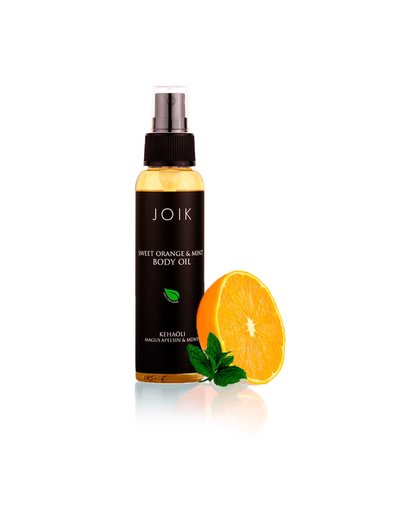 Deze Moisturizing Sweet Almond & Olive Bodyoil Citrus Essential Oils van JOIK bevat sinaasappel, citroen en grapefruit etherische oliën. Zonnebloemolie, olijfolie en zoete amandelolie verwent en voedt zelfs de droogste huid en bouwt een laagje dat helpt b