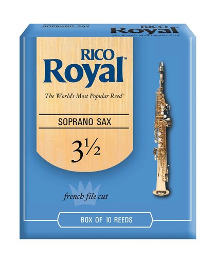 D&#39;Addario Woodwinds RIB1035 Rico Royal riet sopraansax nr 3.5