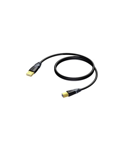 Procab CLD610/3 2.0 USB A male - USB B male kabel 3m
