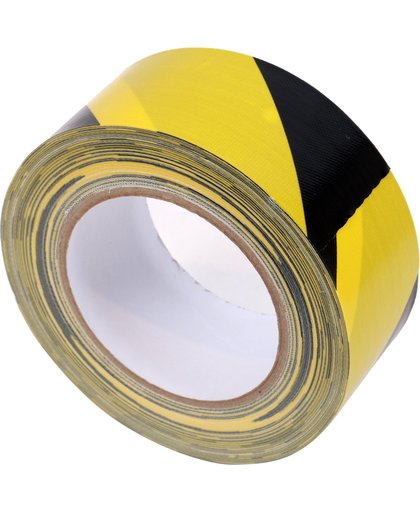 Innox ETA WARN-01 Gaffa Tape 50 mm x 25 m zwart-geel gestreept