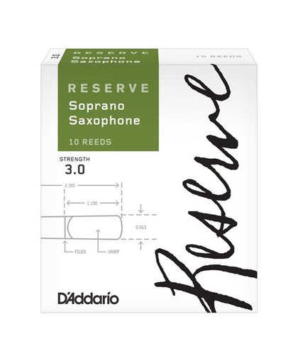 D&#39;Addario Woodwinds DIR1035 Reserve rieten voor sopraansax