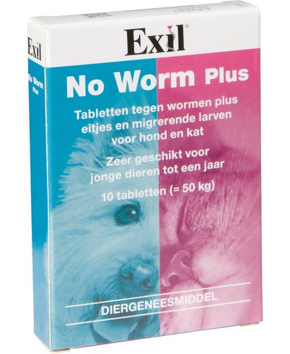 Exil No Worm Plus Hond En Kat Tabletten