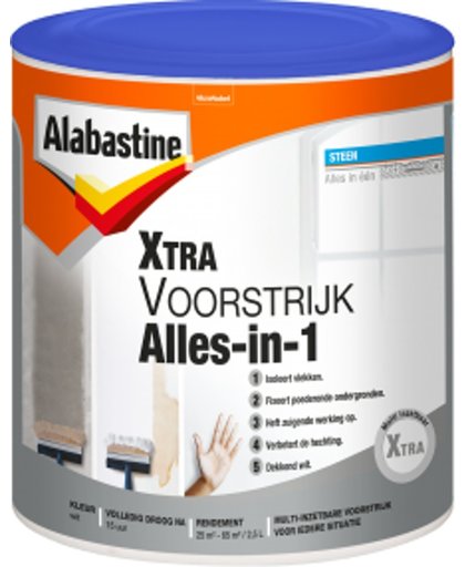 Alabastine Extra Alles in 1 voorstrijk wit 2500 ml