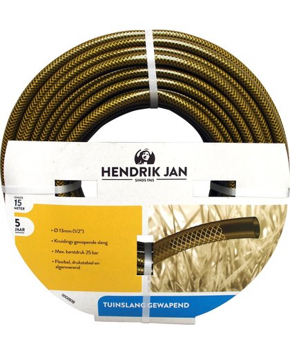 Hendrik Jan tuinslang gewapend 13 mm (1/2 ) 15 m