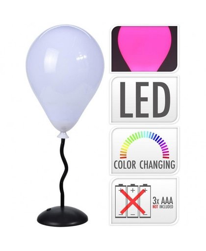 Ballon LED-Lamp Verkleurt in 4 Kleuren 34 cm
