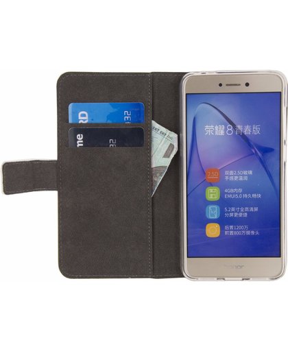 Mobilize MOB-23316 Smartphone Gelly Wallet Book Case Huawei P8 Lite 2017 Wit