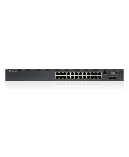 DELL PowerConnect N2024P Beheerde netwerkswitch L3 Gigabit Ethernet (10/100/1000) Power over Ethernet (PoE) 1U Zwart