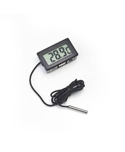 MyXL MOSEKOKoop 1 ST Digitale LCD Probe Koelkast Vriezer Thermometer Thermografiek Voor Aquarium Koelkast Zwart Wit