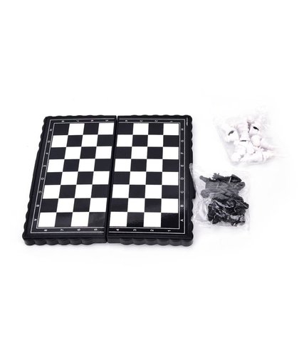 MyXL 1 Set Vouwen Magnetische Plastic Schaken Board Set met Stukken Games Accessoires
