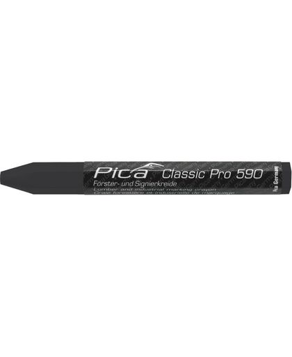 Pica Houtmarkeringskrijt Classic Pro 590 zwart 12x120 mm 12 st