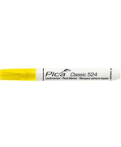 Pica Classic Industrie verfmarker geel 2-4 mm rond