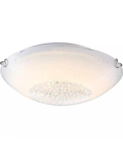 GLOBO LED-plafondlamp DELPHI glas wit 4041465