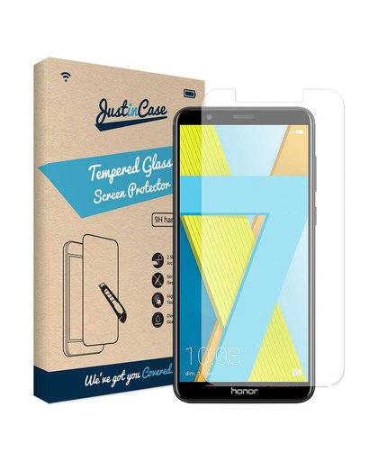 Just in Case Tempered Glass Huawei Honor 7A voor Honor 7A