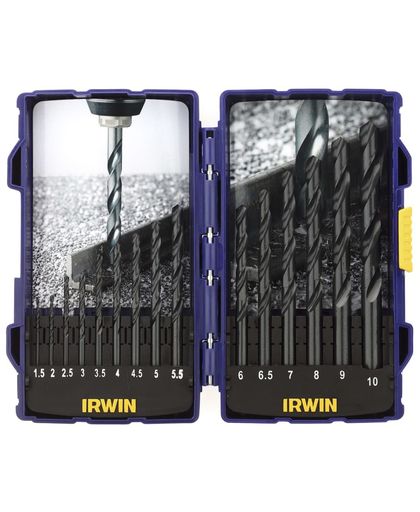 Irwin HSS PRO 15-delige borenset 1,5 tot 10mm 10503989