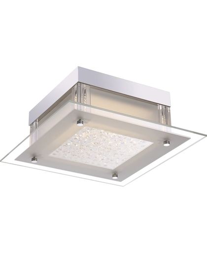 GLOBO LED-plafondlamp LEAH glas 49310