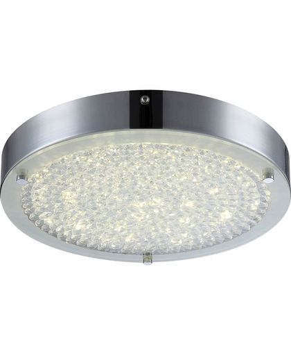 GLOBO LED-plafondlamp MAXIME metaal chroomkleurig 49212