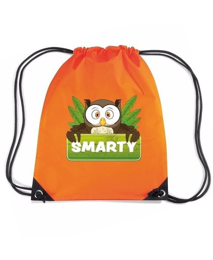 Smarty de uil rugtas / gymtas oranje voor kinderen Oranje