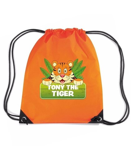 Tony the Tiger tijger rugtas / gymtas oranje voor kinderen Oranje