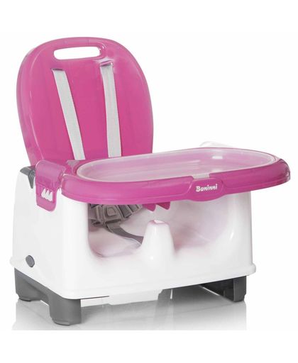 Baninni Yami Luxe Stoelverhoger - Booster Seat met eetblad Pink