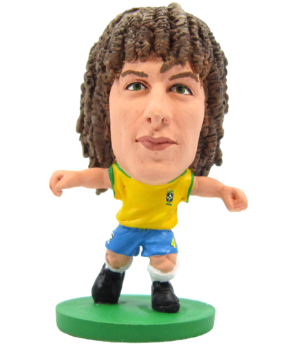 Soccerstarz - Brazil David Luiz - Home Kit