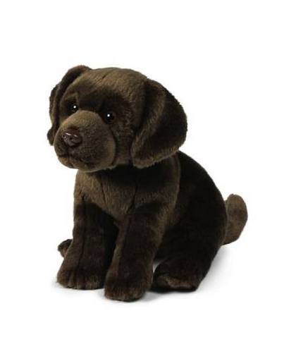 Anna club pluche labrador hond knuffel bruin 26 cm