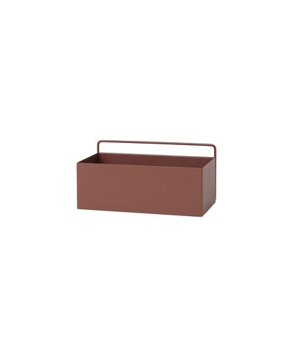 Ferm Living - Wall Box Regtangle - Red Brown (3351)