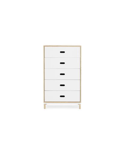 Normann Copenhagen - Kabino Dresser w/5 drawers - White (601051)