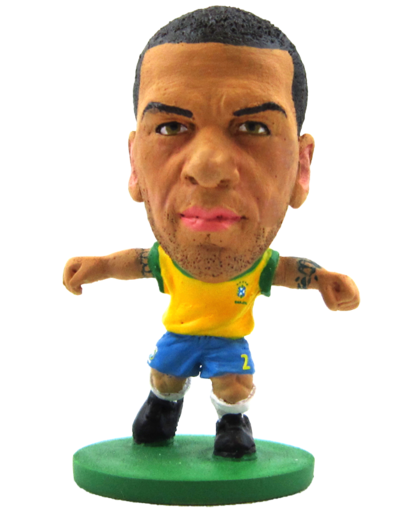 Soccerstarz - Brazil Dani Alves - Home Kit
