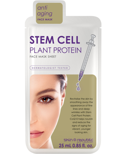 Skin Republic - Stem Cell Plant Protein Face Sheet Mask