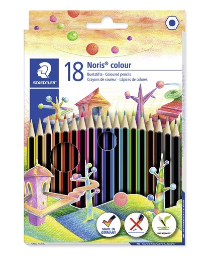 Staedtler - Noris Color Colouring Pencil, 18 pc (185 C18)