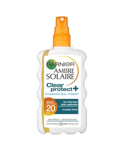 Garnier - Ambre Solaire - Clear Protect Sun Spray 200ml - SPF 20