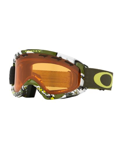 Oakley 02 XS Persimmon Shady Trees Army Green Snow Goggle
