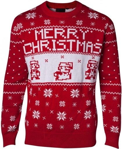 Nintendo - Knitted X-mas Sweater Red
