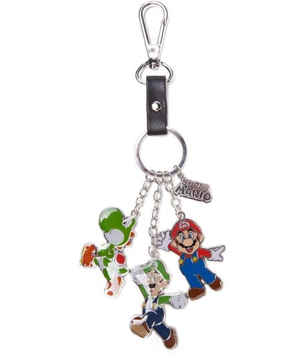 Nintendo - Keychain Luigi, Mario, Yoshi charms