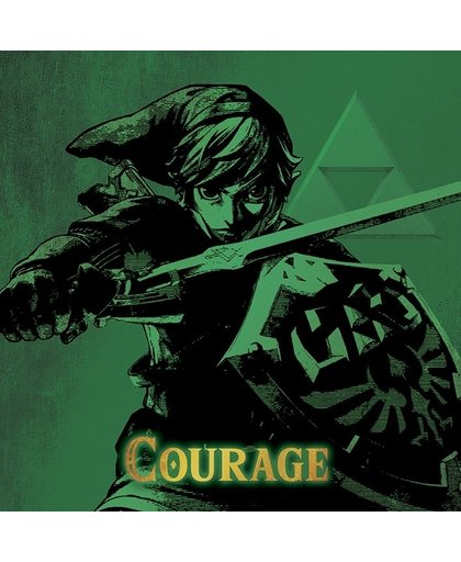 The Legends of Zelda Canvas - Courage (40x40cm)