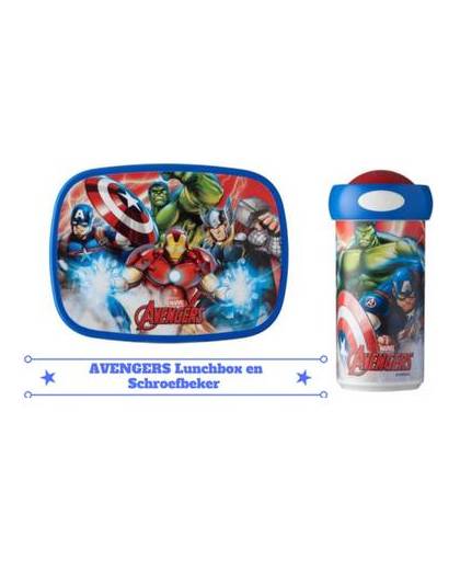 Lunchbox en Schroefbeker Avengers, Mepal