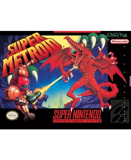Super Nintendo Canvas - Super Metroid (30x40cm)