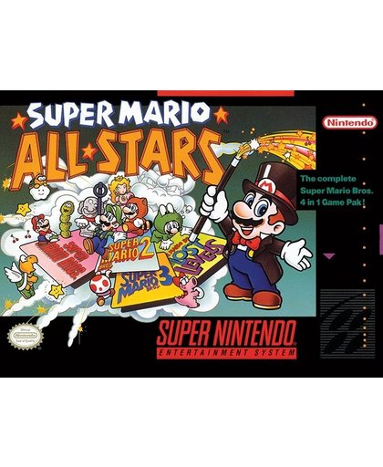 Super Nintendo Canvas - Super Mario Allstars (30x40cm)