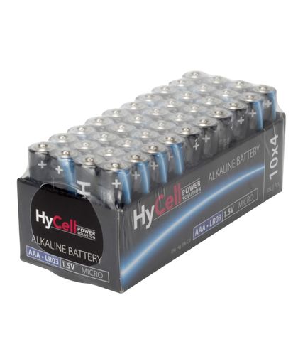 HyCell HyCell Alkaline Micro (AAA) batterijen 40 stuks