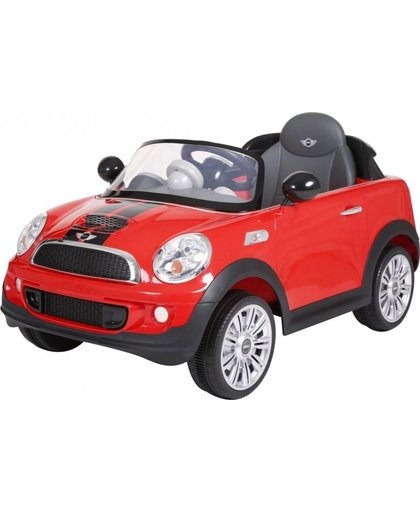Rollplay Mini Cooper S Coupe RC accuvoertuig 6 Volt rood