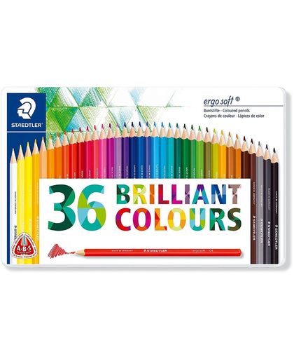 Staedtler - Coloured pencil ergosoft 36 pcs FSC 100% (157 M36)